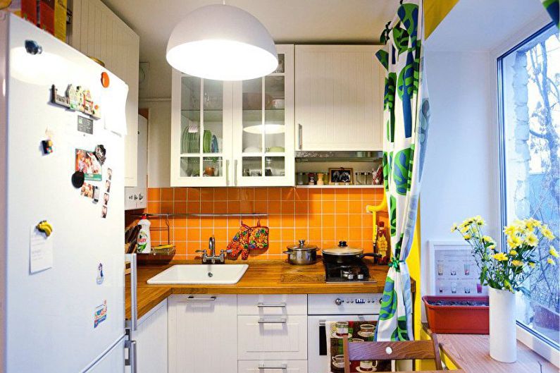 Design d'intérieur de cuisine 6 m² - photo