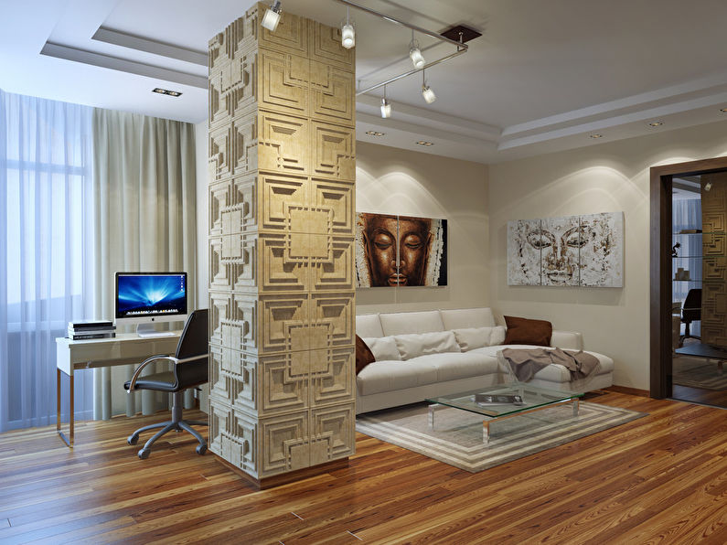 Proyecto de apartamento de una habitación, Batumi