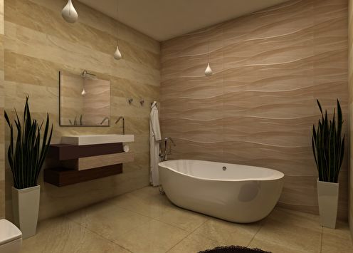 Šviesios elegancijos vonios kambarys