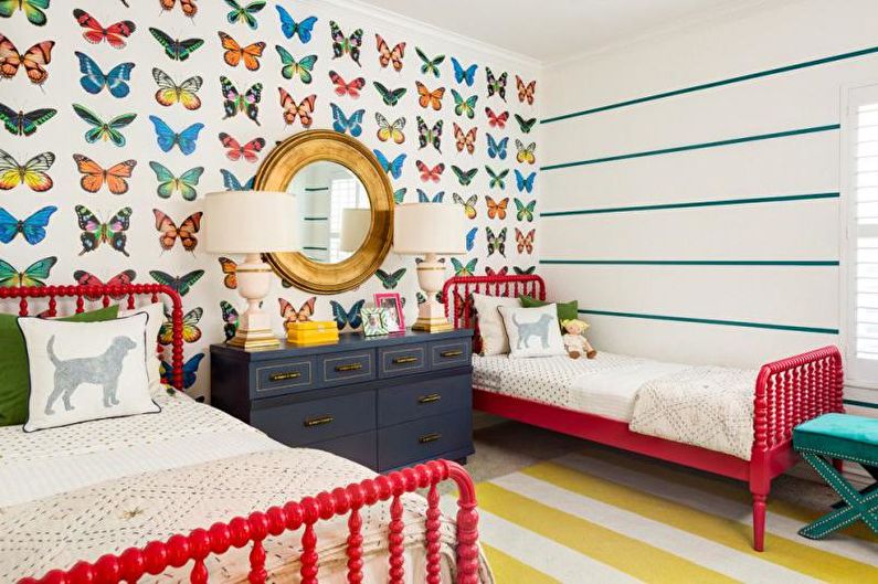 Non-woven wallpaper for kids room - photo
