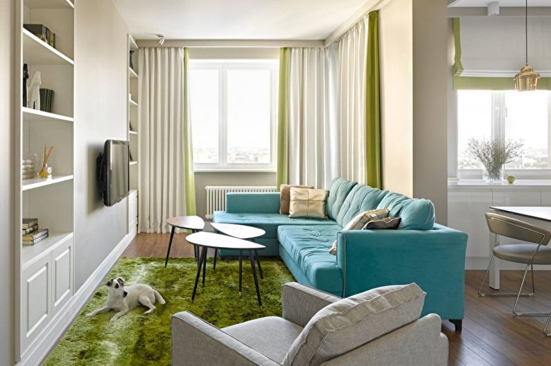 Design Minimalism Living Room - Decor și textile