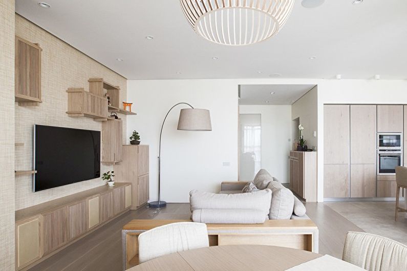 Design interior stil living minimalist - fotografie