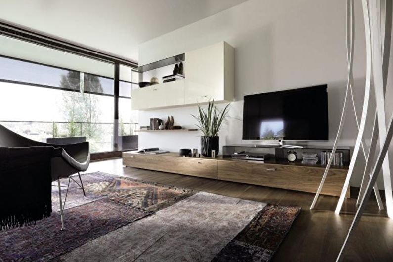 Wohnzimmer - High-Tech-Apartment-Design