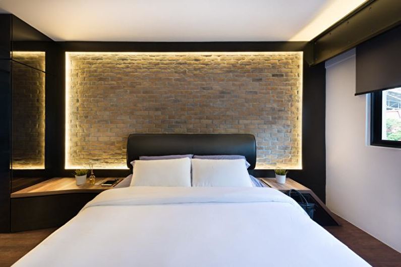 Schlafzimmer - High-Tech-Apartment-Design
