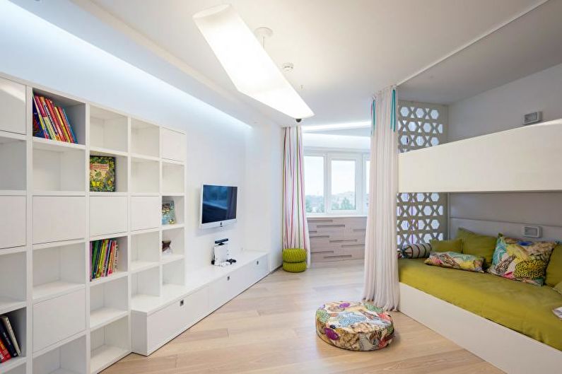 Cameră pentru copii - design de apartament de înaltă tehnologie