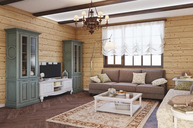 Značajke dizajna dnevne sobe u stilu Provencea