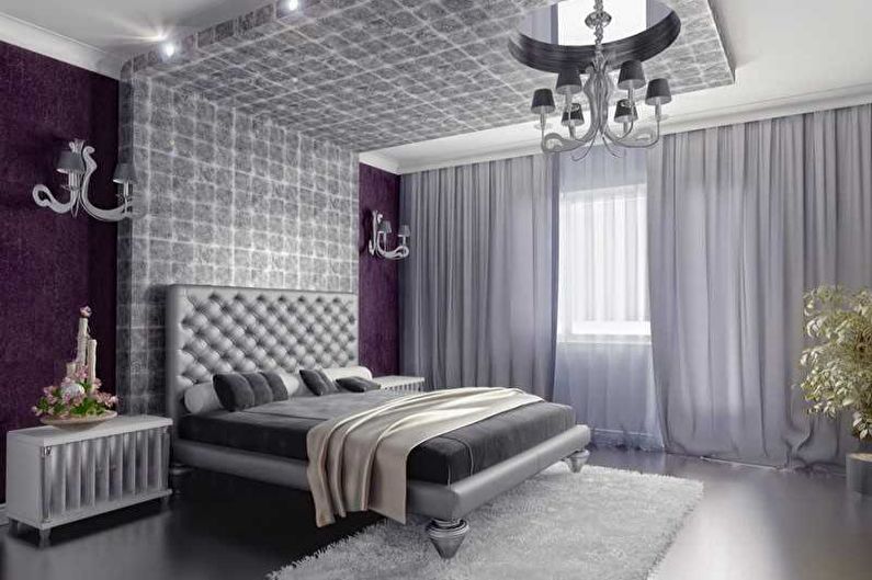 غرفة نوم بتصميم داخلي بأسلوب آرت ديكو - صورة