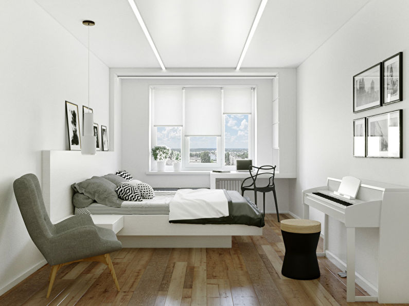Little White: Dzīvokļa dizains 32 kv.m. - 2. foto
