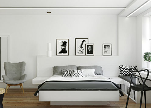 Little White: Дизайн на апартамент 32 кв.м.