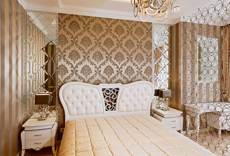 Интериор на спалнята в класически стил - снимка 1