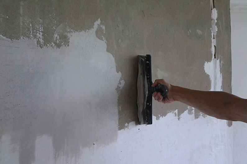 DIY estuco - preparación de la pared