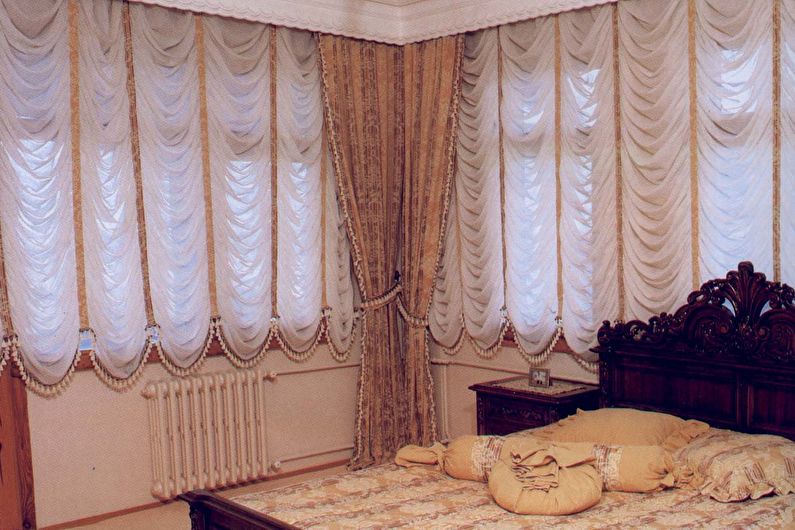 French curtains for a bedroom