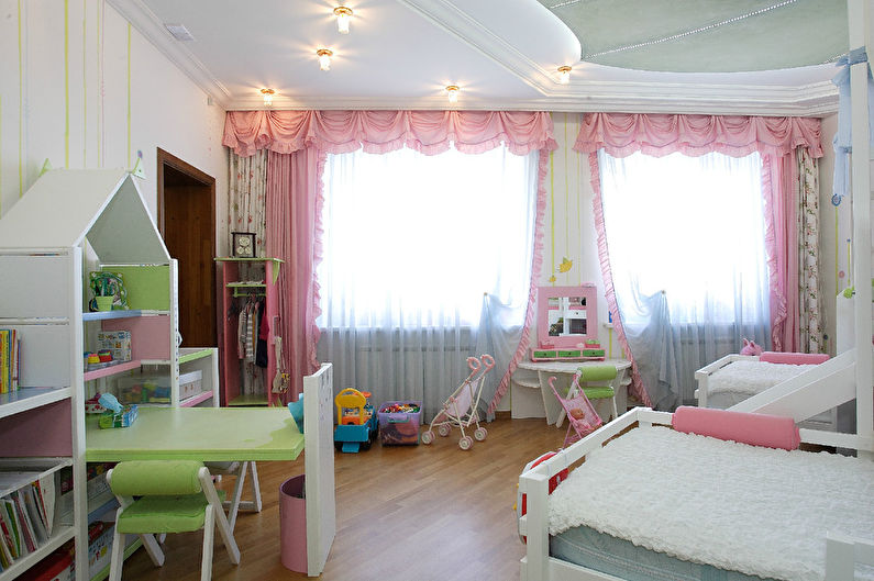 Conto de fadas da floresta: quarto infantil para duas meninas - foto 3