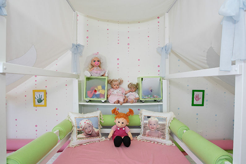 Conto de fadas da floresta: quarto infantil para duas meninas - foto 5