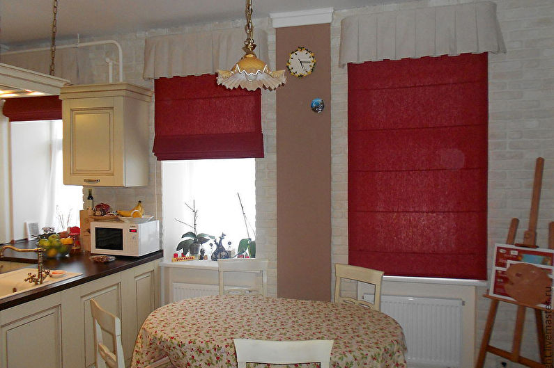 Provence Style Curtains - Roman Curtains