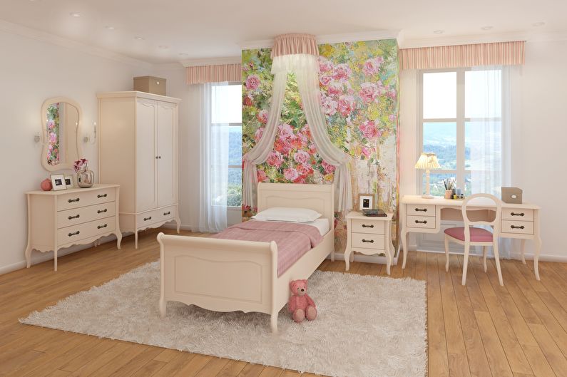 Perdele în stil Provence pentru camera copiilor