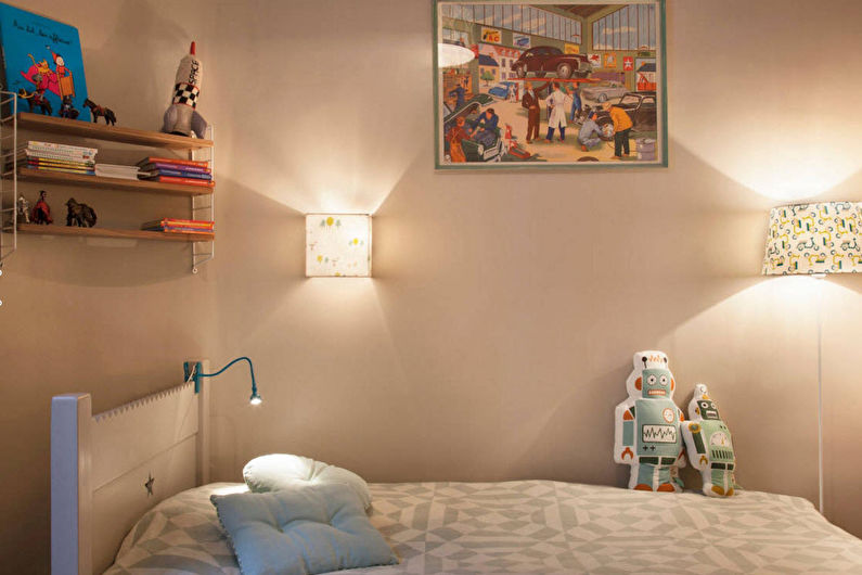 Diseño interior de una habitación infantil para un niño - foto