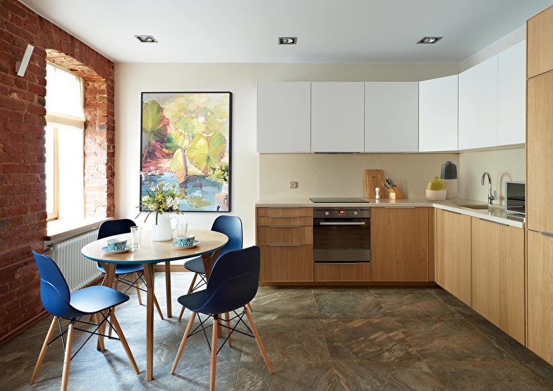 Design kuchyně 12 m² - povrchová úprava podlahy