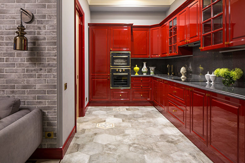 Designul interior al bucătăriei este de 12 mp. - Foto