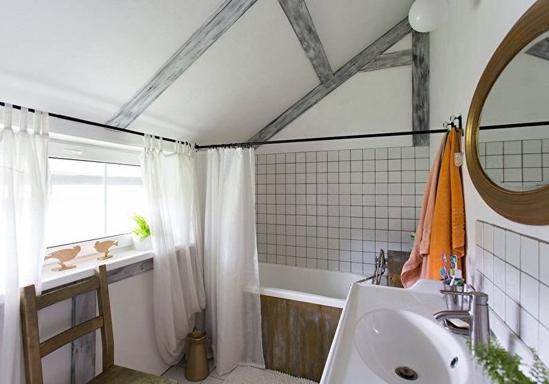 Design de banheiro estilo Provence - Acabamento