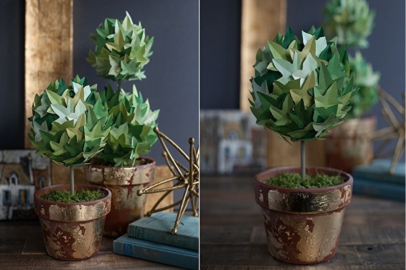 DIY topiary - foto idejas