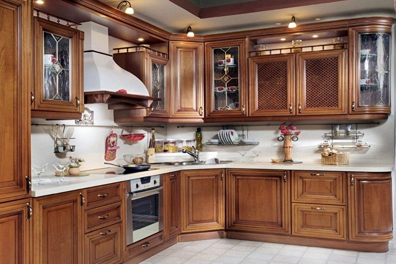 Cucina marrone in stile classico - Interior Design