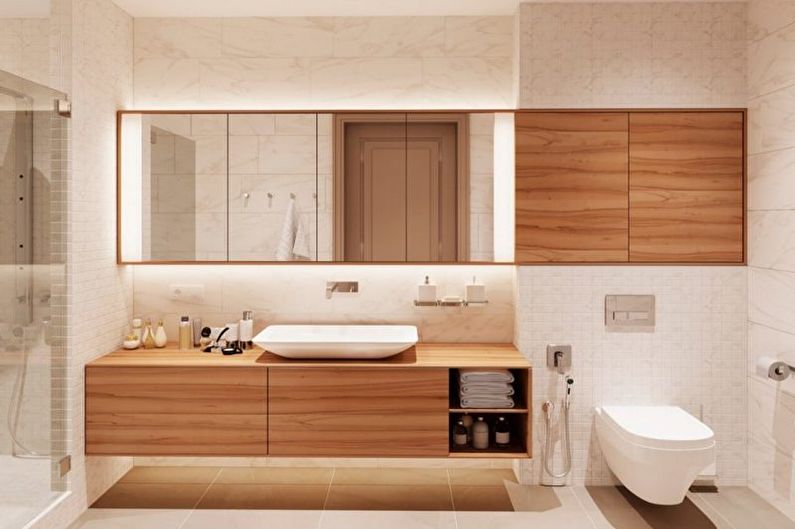 Projekt łazienki w stylu minimalizmu - zdjęcie