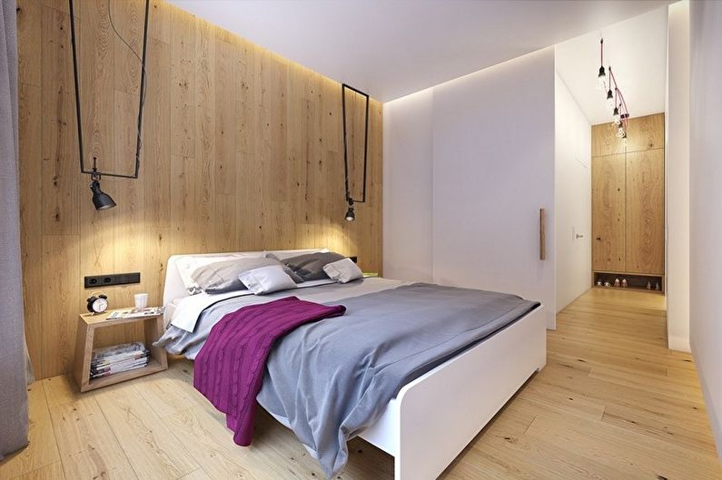 Бежова спалня - снимка за интериорен дизайн
