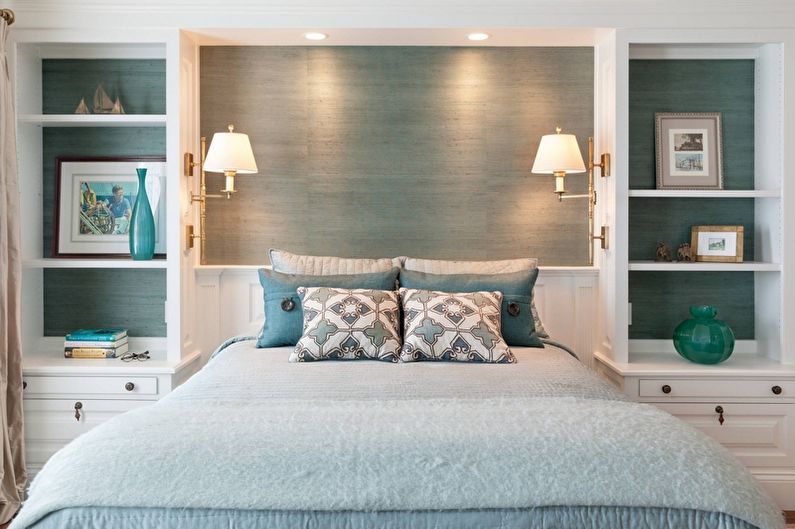 Turquoise Bedroom Design - Lighting