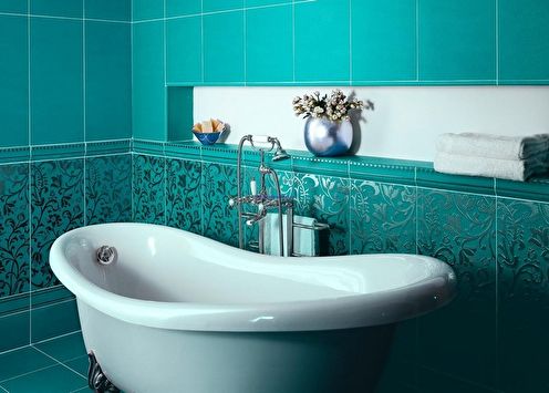 Salle de bain turquoise: 75 idées de photos
