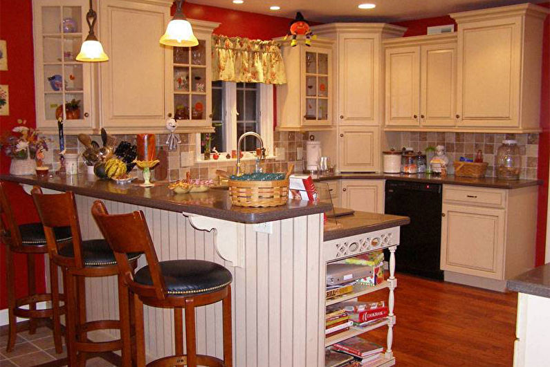 A konyha bárpultja - fénykép
