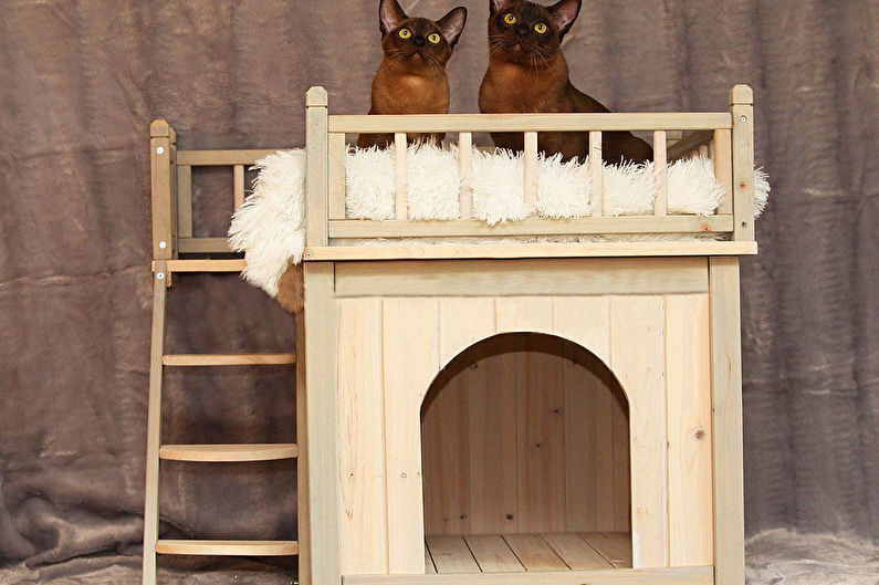 Мачја кућа - кућице у кабинама