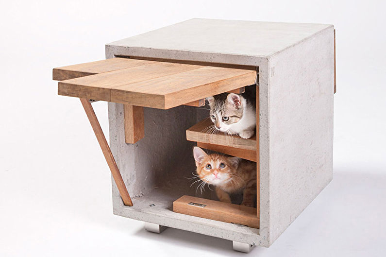 Maison de chat bricolage - photo