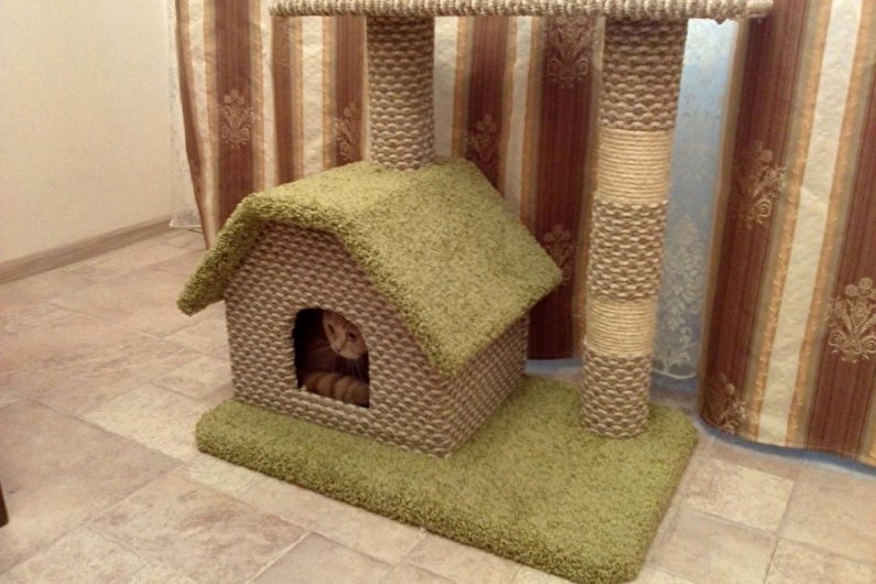 DIY macska ház - fénykép