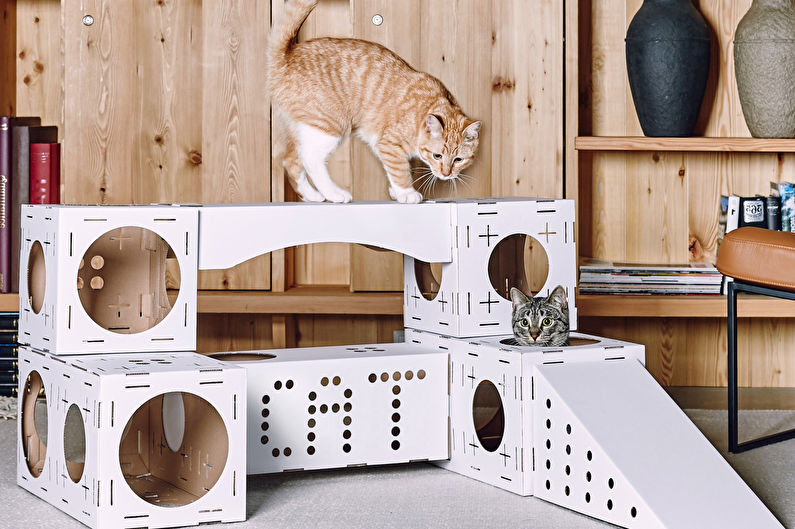 Kačių namas „pasidaryk pats“ - nuotrauka
