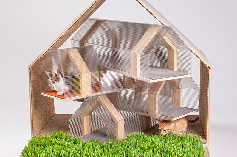 DIY macska ház - fénykép