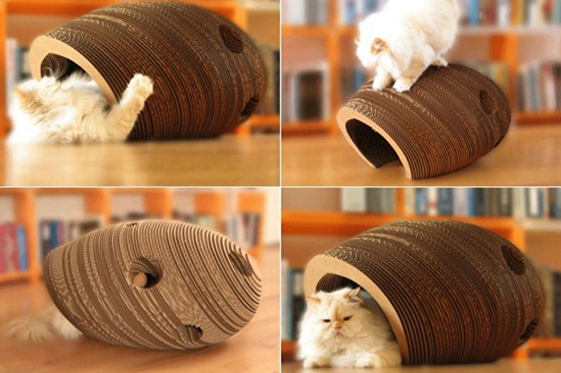DIY cat house - larawan