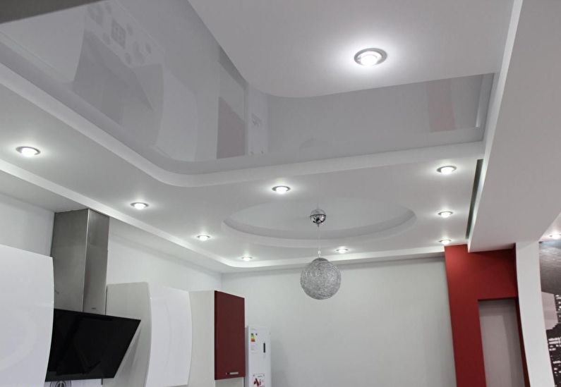 False ceiling in the kitchen - photo