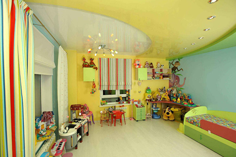 False ceiling in the nursery - photo