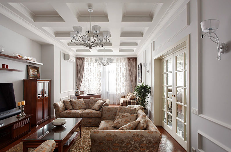 Sala de estar de estilo clássico - foto 1