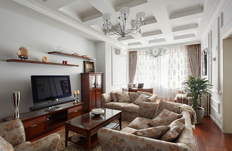 Obývací pokoj v klasickém stylu - foto 5