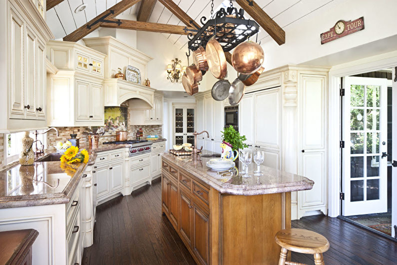 Kuchyně ve stylu Provence - interiérový design