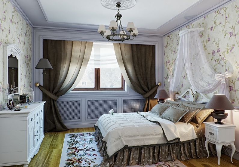 Spavaća soba u stilu Provence - Dizajn interijera