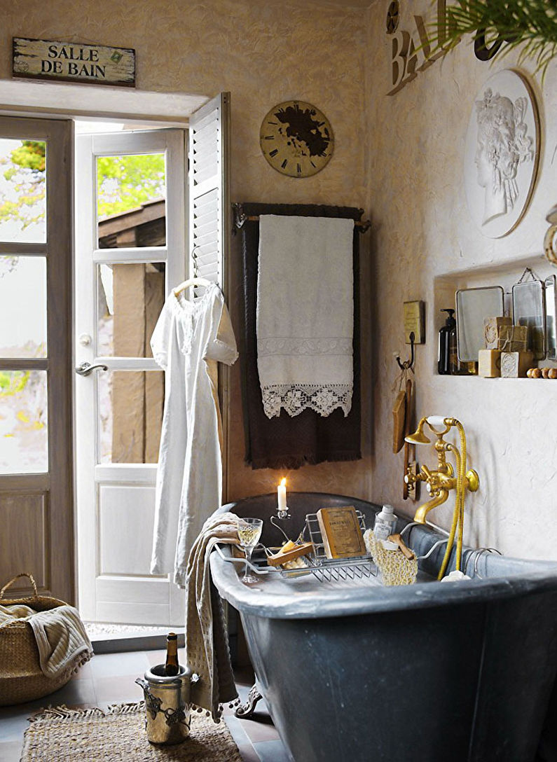 Kupaonica u stilu Provence - Dizajn interijera