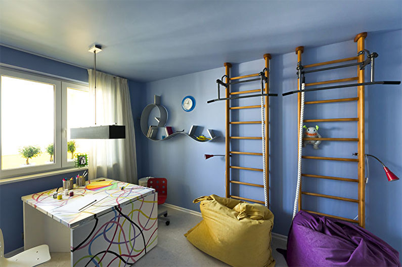 Стая за високотехнологични тийнейджърки - Интериорен дизайн