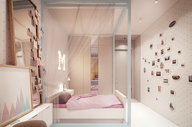Design delle camere per ragazze adolescenti - Foto