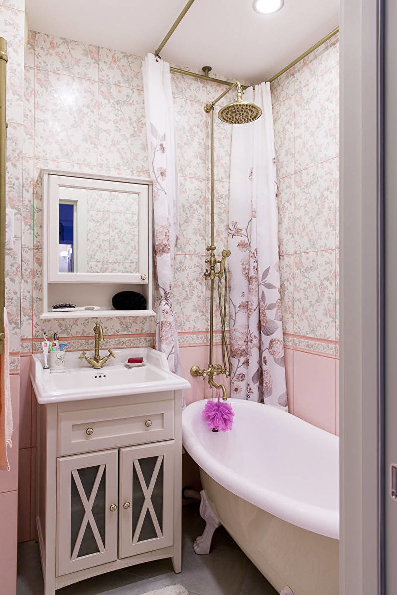 Salle de bain 4 m² dans un style classique - Design d'intérieur