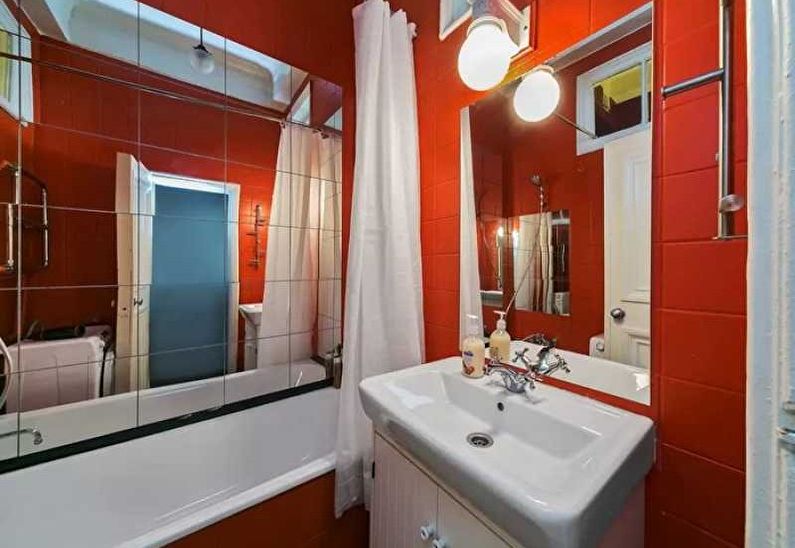 Diseño interior de un baño de 4 m2. - Foto