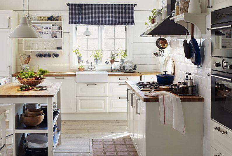„Ikea“ virtuvė Provanso stiliumi - interjero dizainas