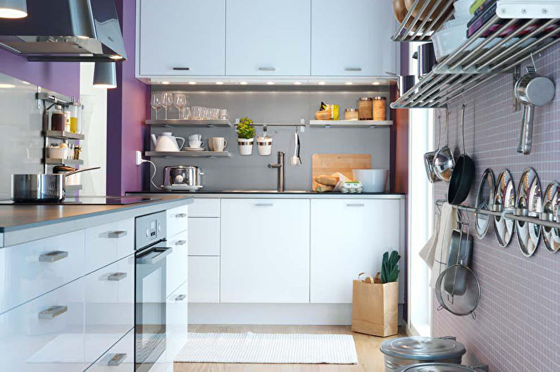 Mazas virtuves Ikea - interjera dizains